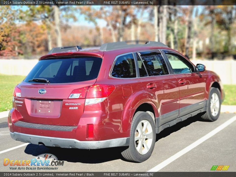 2014 Subaru Outback 2.5i Limited Venetian Red Pearl / Black Photo #4