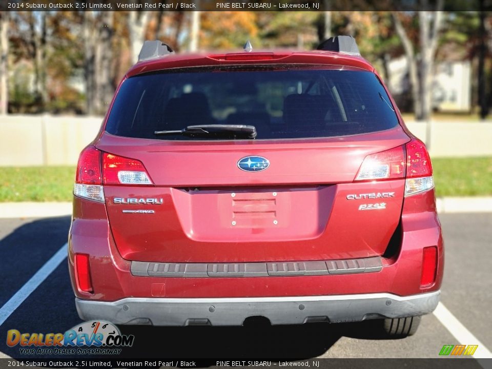 2014 Subaru Outback 2.5i Limited Venetian Red Pearl / Black Photo #5