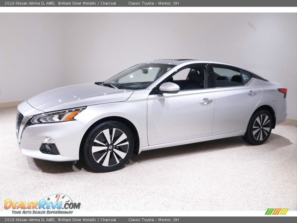 Brilliant Silver Metallic 2019 Nissan Altima SL AWD Photo #3