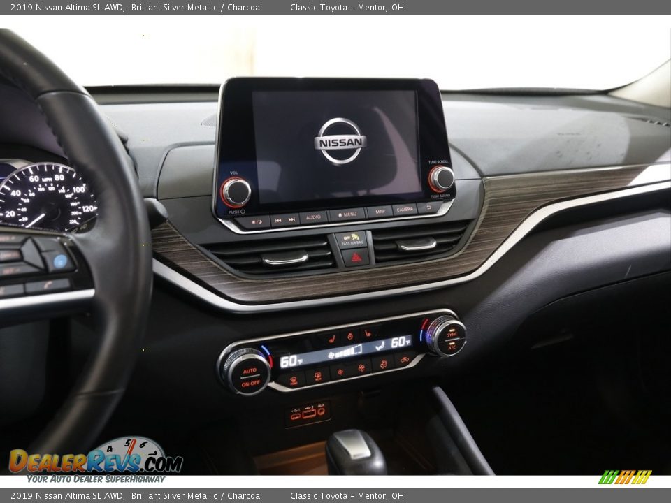 2019 Nissan Altima SL AWD Brilliant Silver Metallic / Charcoal Photo #9