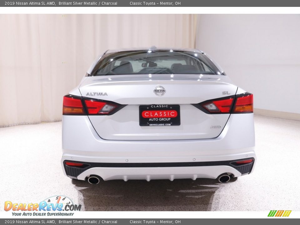 2019 Nissan Altima SL AWD Brilliant Silver Metallic / Charcoal Photo #18