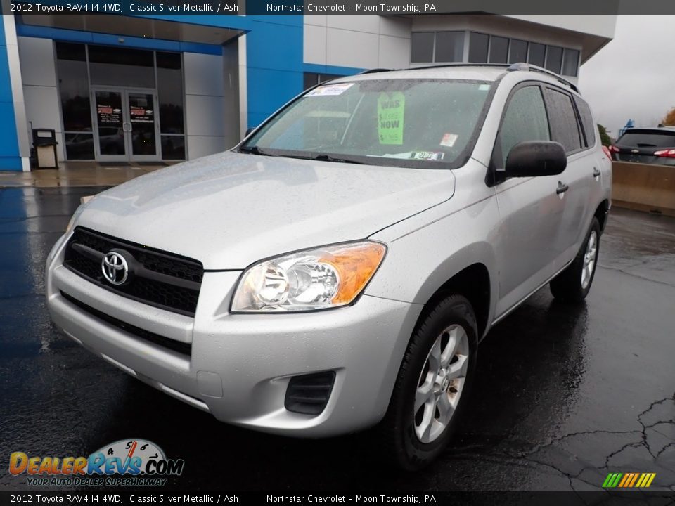 2012 Toyota RAV4 I4 4WD Classic Silver Metallic / Ash Photo #2