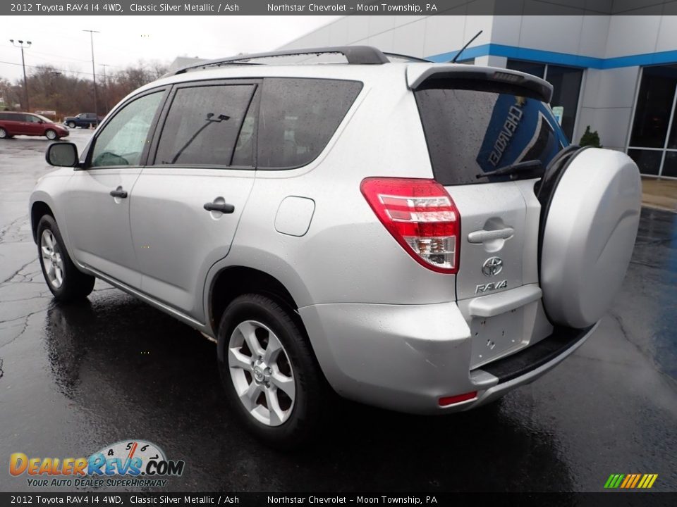 2012 Toyota RAV4 I4 4WD Classic Silver Metallic / Ash Photo #4