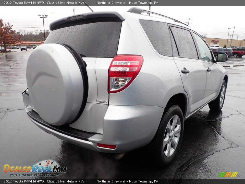 2012 Toyota RAV4 I4 4WD Classic Silver Metallic / Ash Photo #8