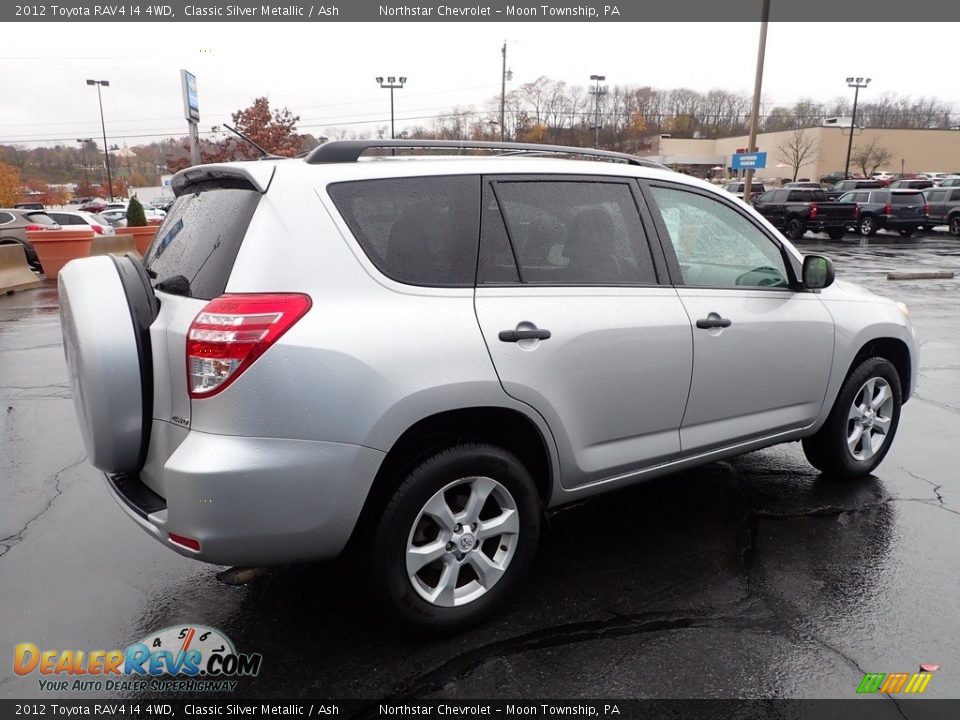 2012 Toyota RAV4 I4 4WD Classic Silver Metallic / Ash Photo #9