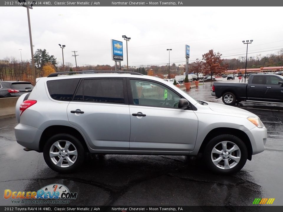 2012 Toyota RAV4 I4 4WD Classic Silver Metallic / Ash Photo #10