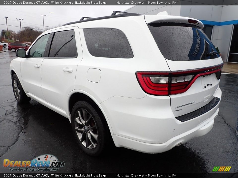 2017 Dodge Durango GT AWD White Knuckle / Black/Light Frost Beige Photo #4