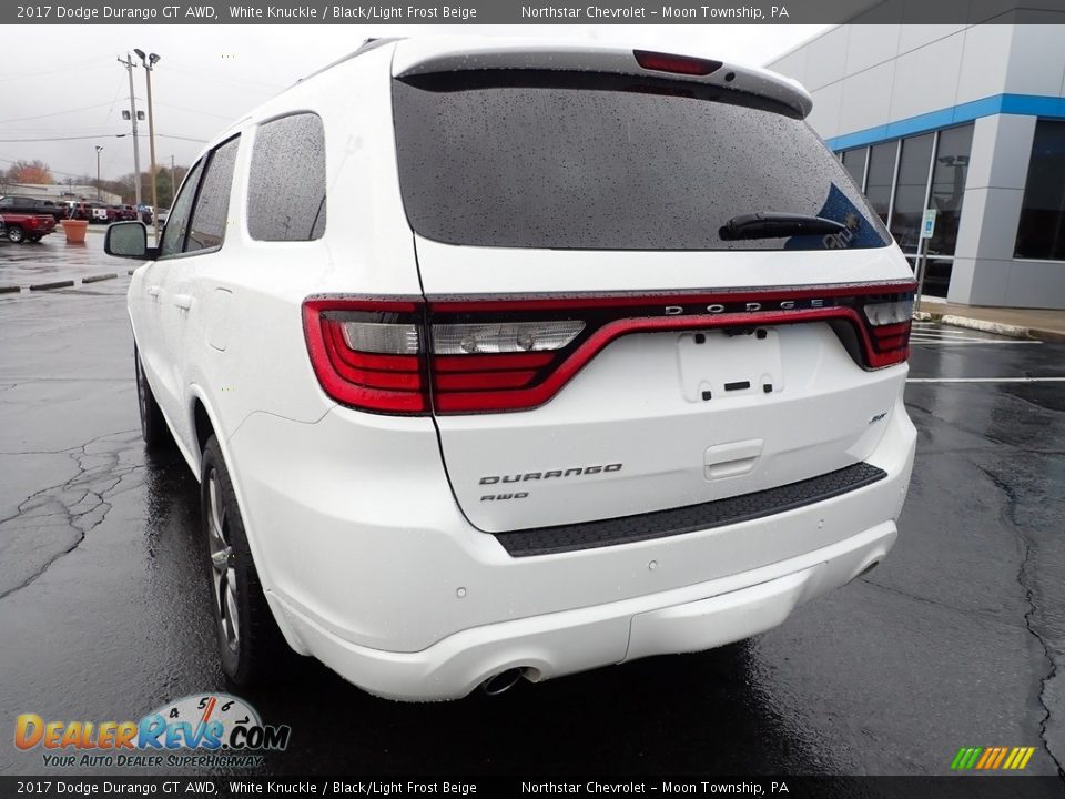 2017 Dodge Durango GT AWD White Knuckle / Black/Light Frost Beige Photo #5