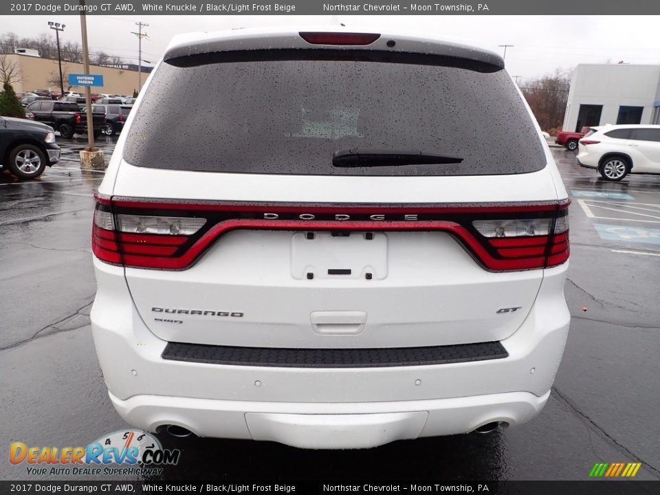 2017 Dodge Durango GT AWD White Knuckle / Black/Light Frost Beige Photo #6