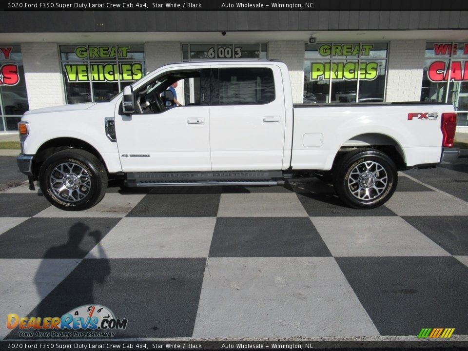 2020 Ford F350 Super Duty Lariat Crew Cab 4x4 Star White / Black Photo #1