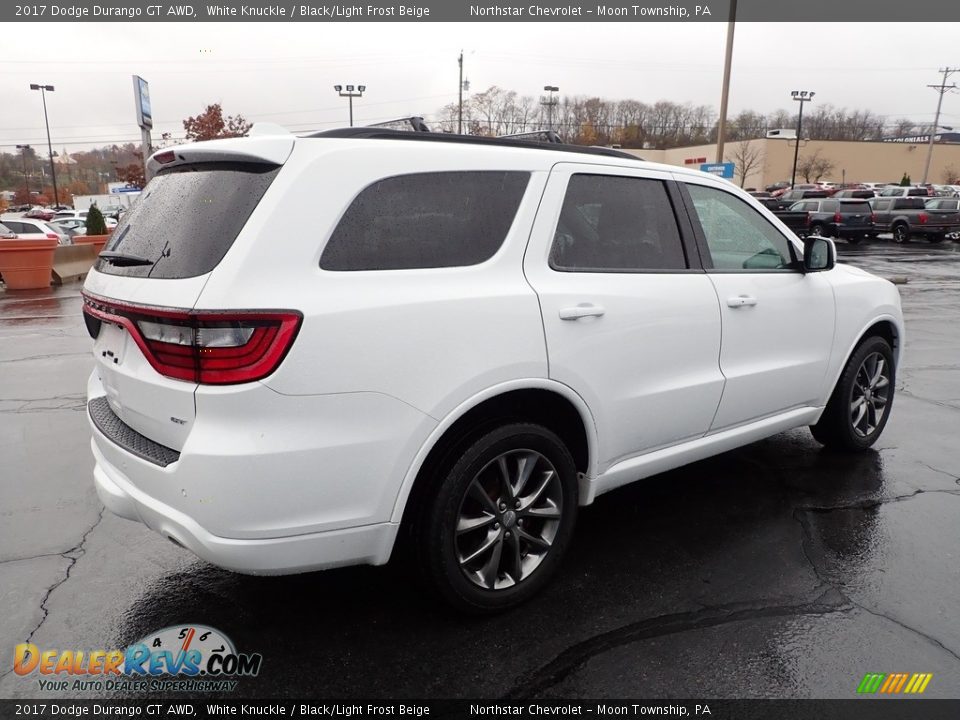 2017 Dodge Durango GT AWD White Knuckle / Black/Light Frost Beige Photo #9