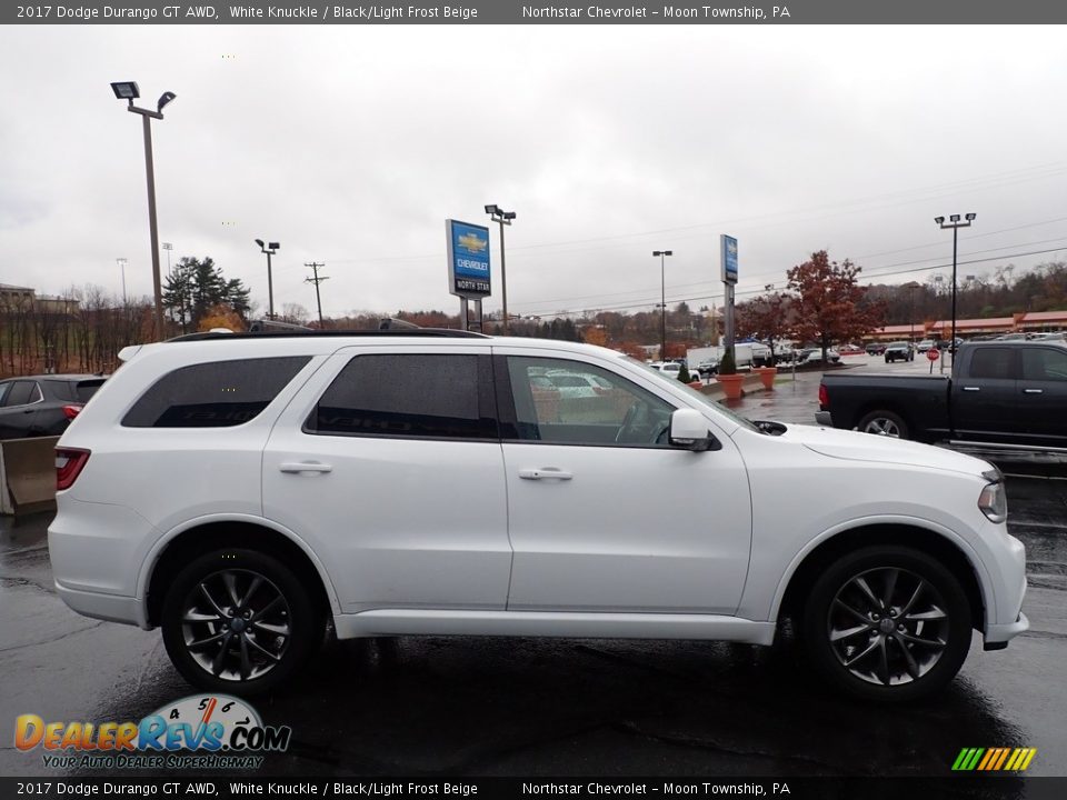 2017 Dodge Durango GT AWD White Knuckle / Black/Light Frost Beige Photo #10