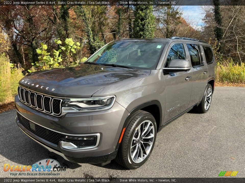 2022 Jeep Wagoneer Series III 4x4 Baltic Gray Metallic / Sea Salt/Black Photo #2