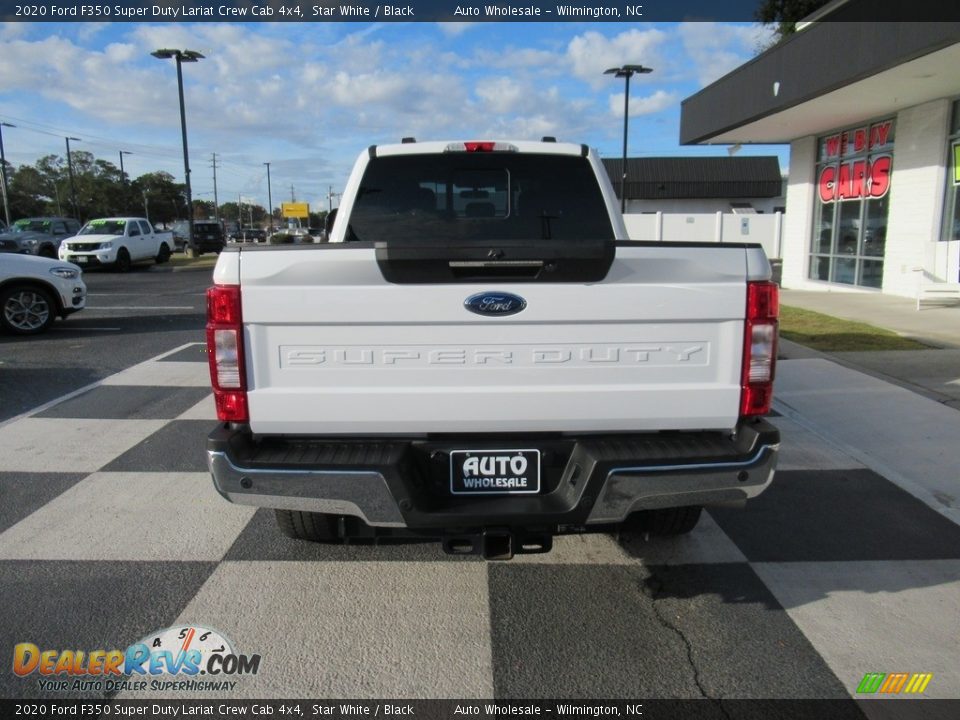 2020 Ford F350 Super Duty Lariat Crew Cab 4x4 Star White / Black Photo #4