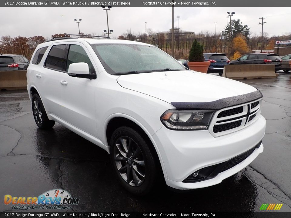 2017 Dodge Durango GT AWD White Knuckle / Black/Light Frost Beige Photo #11