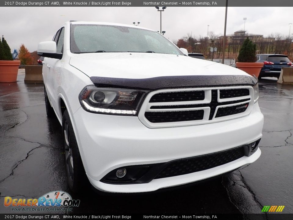 2017 Dodge Durango GT AWD White Knuckle / Black/Light Frost Beige Photo #12