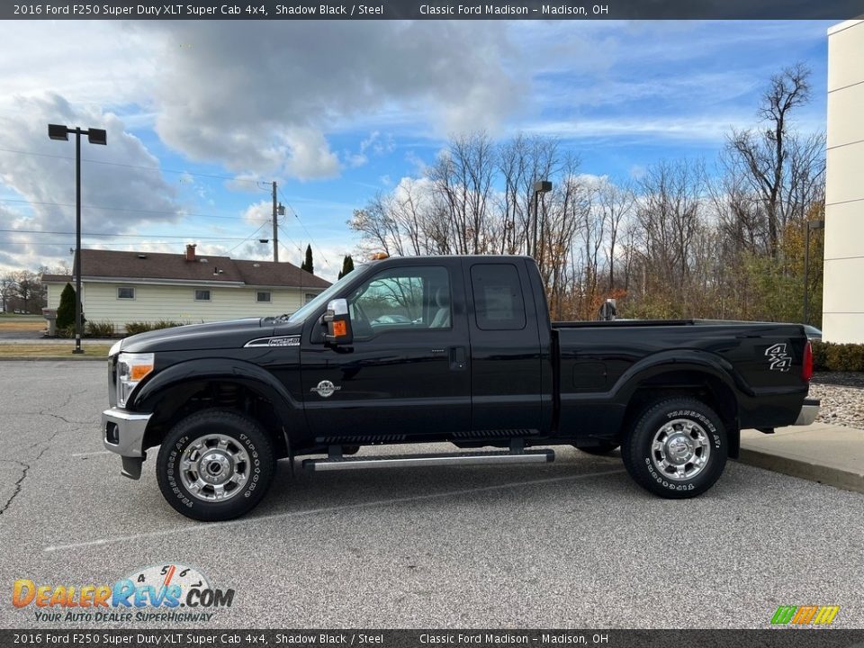 Shadow Black 2016 Ford F250 Super Duty XLT Super Cab 4x4 Photo #4