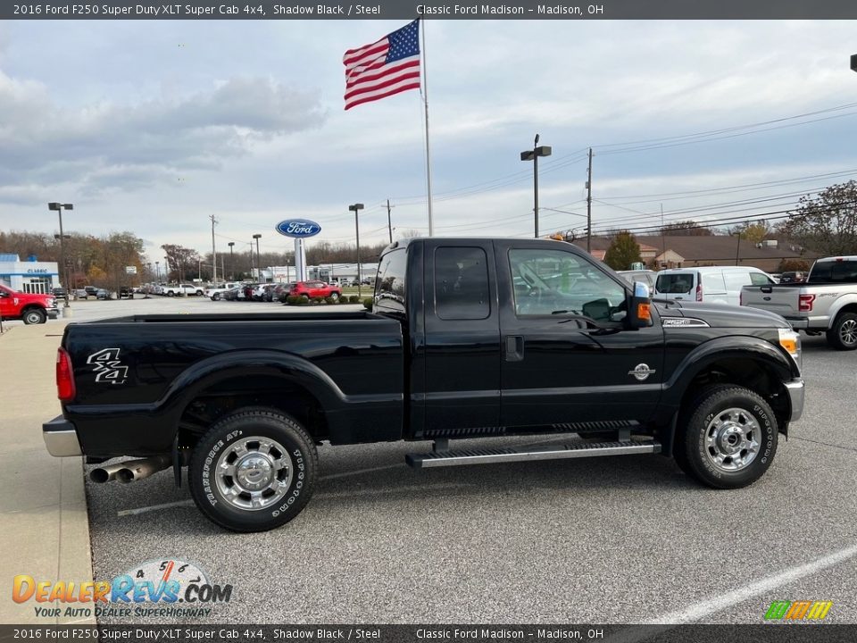 Shadow Black 2016 Ford F250 Super Duty XLT Super Cab 4x4 Photo #8