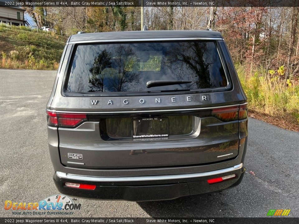 2022 Jeep Wagoneer Series III 4x4 Baltic Gray Metallic / Sea Salt/Black Photo #9