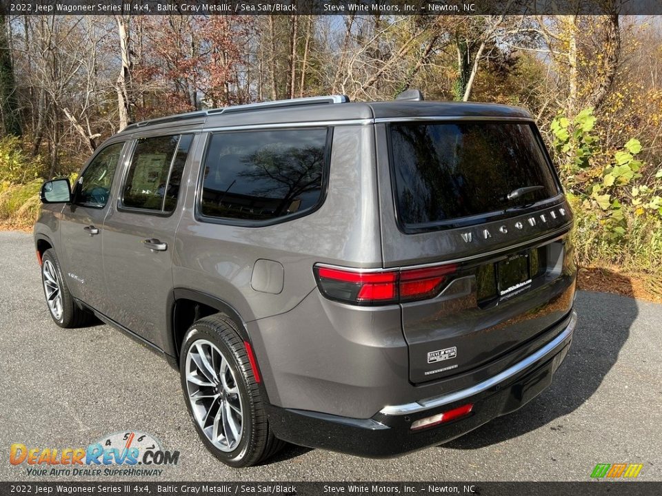 2022 Jeep Wagoneer Series III 4x4 Baltic Gray Metallic / Sea Salt/Black Photo #10