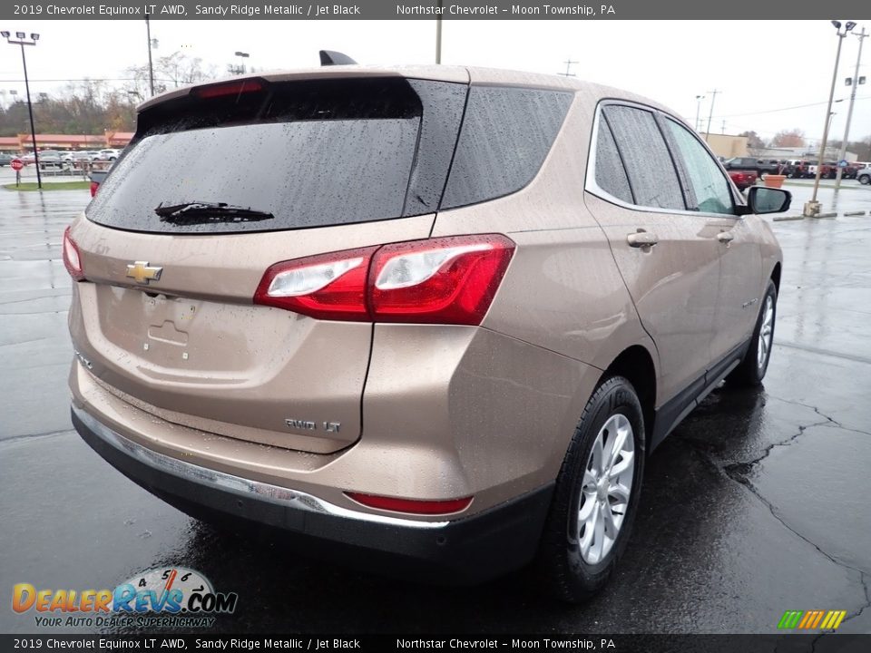 2019 Chevrolet Equinox LT AWD Sandy Ridge Metallic / Jet Black Photo #8