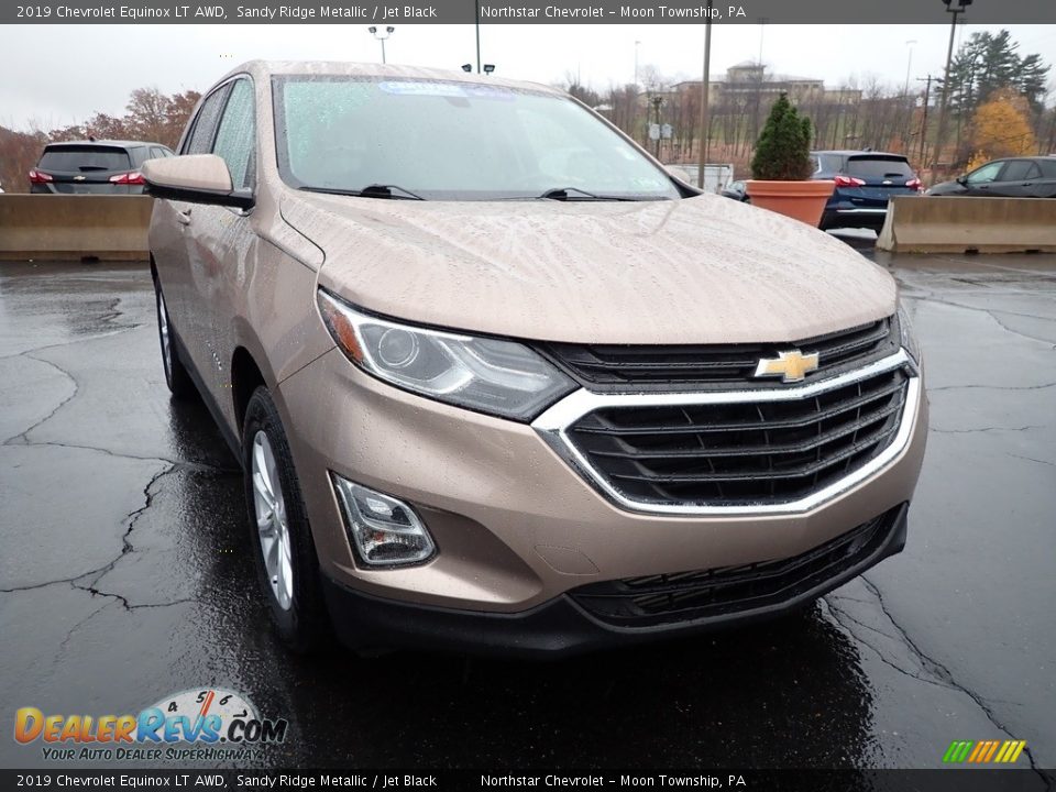 2019 Chevrolet Equinox LT AWD Sandy Ridge Metallic / Jet Black Photo #12