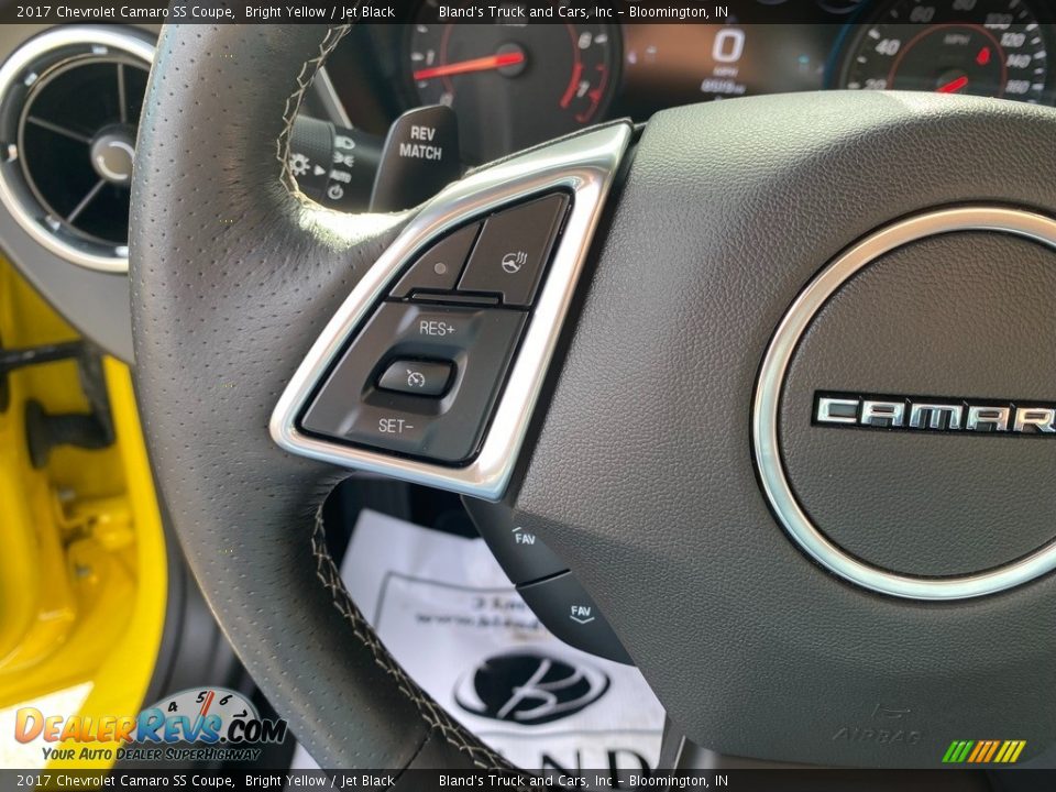 2017 Chevrolet Camaro SS Coupe Bright Yellow / Jet Black Photo #17