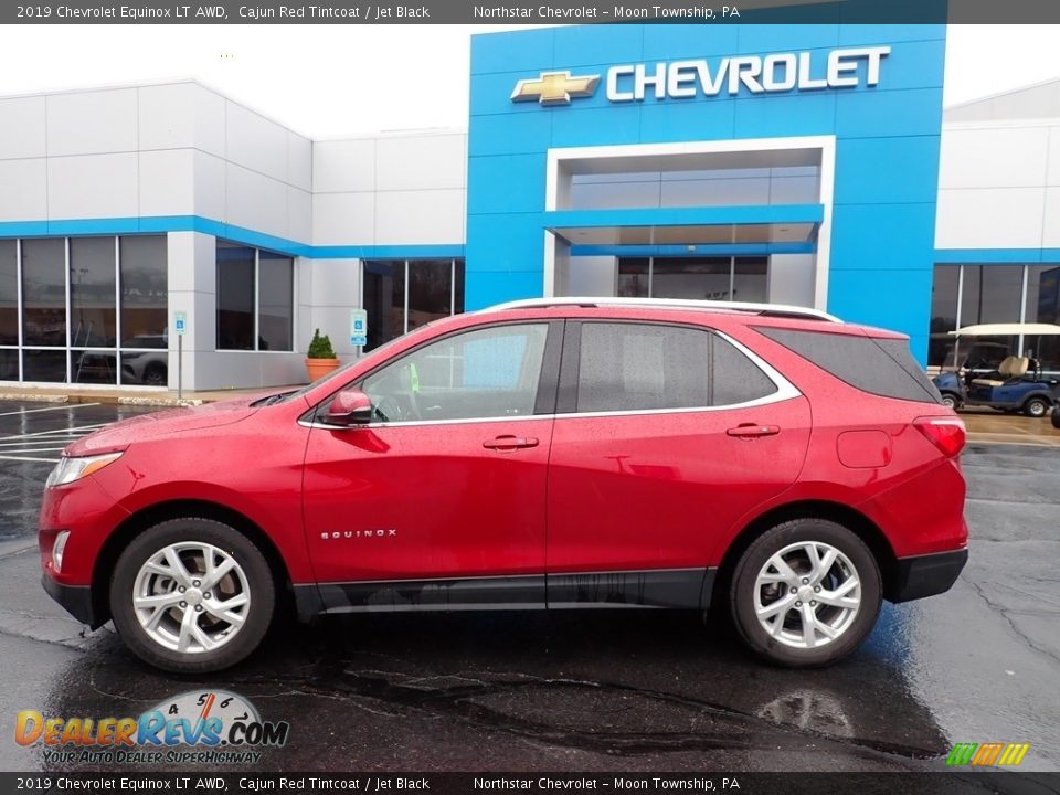 2019 Chevrolet Equinox LT AWD Cajun Red Tintcoat / Jet Black Photo #3