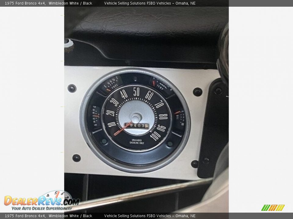 1975 Ford Bronco 4x4 Gauges Photo #4