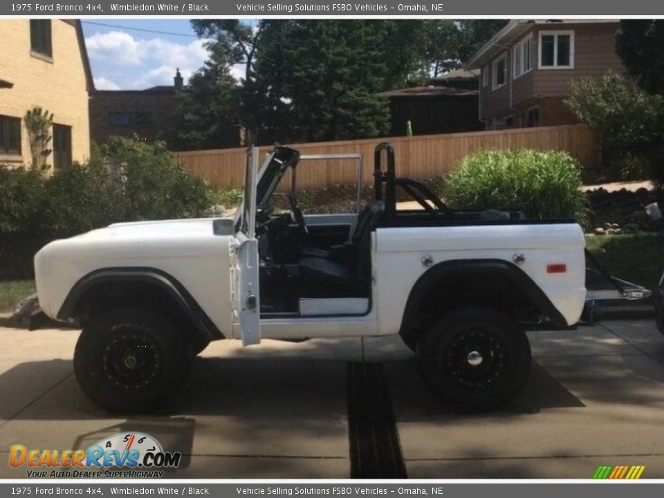 Wimbledon White 1975 Ford Bronco 4x4 Photo #7