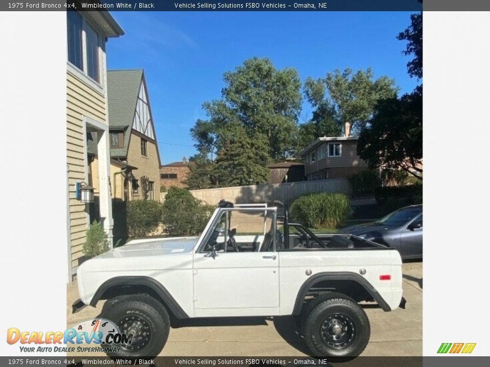 Wimbledon White 1975 Ford Bronco 4x4 Photo #8