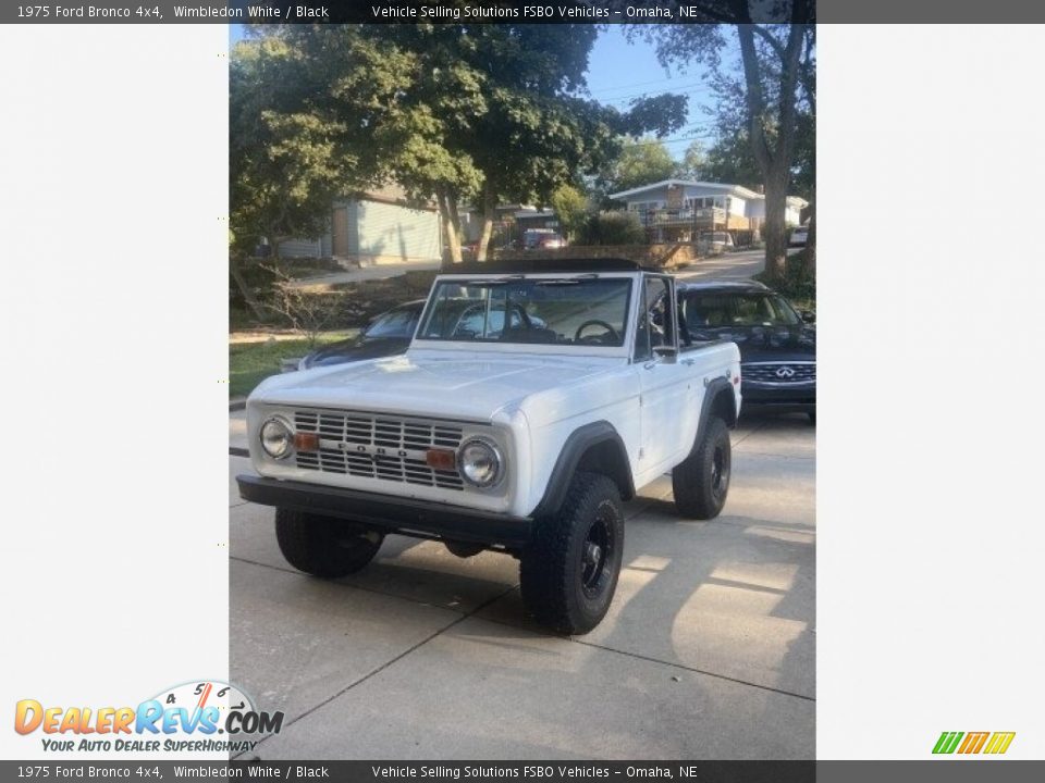 Wimbledon White 1975 Ford Bronco 4x4 Photo #11