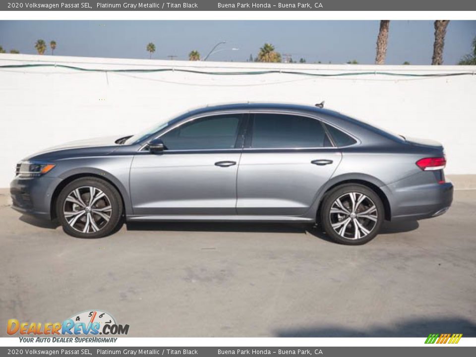 2020 Volkswagen Passat SEL Platinum Gray Metallic / Titan Black Photo #10