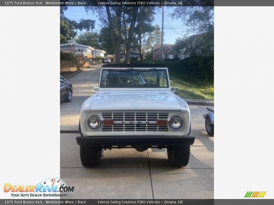 Wimbledon White 1975 Ford Bronco 4x4 Photo #14