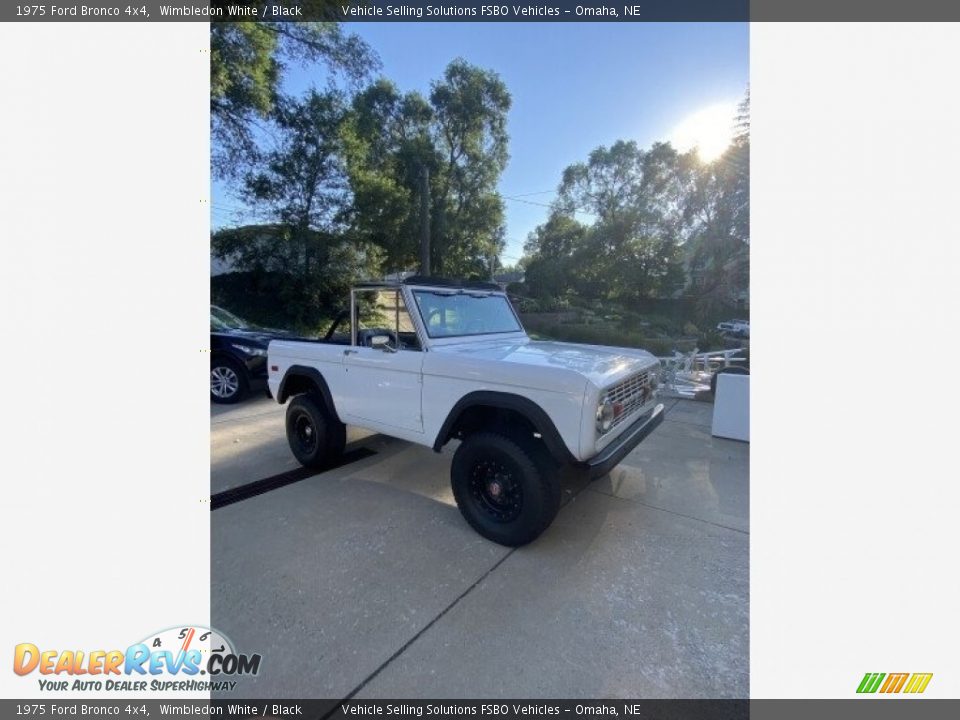 Wimbledon White 1975 Ford Bronco 4x4 Photo #16