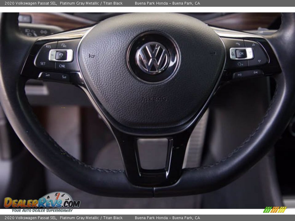 2020 Volkswagen Passat SEL Platinum Gray Metallic / Titan Black Photo #15