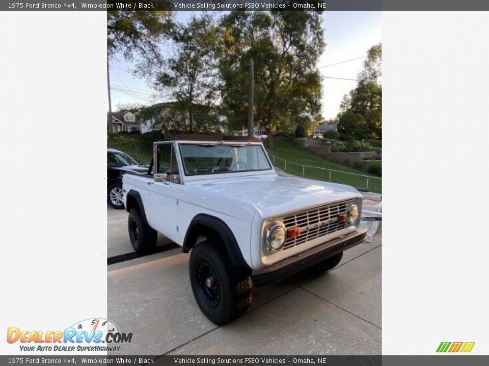 Wimbledon White 1975 Ford Bronco 4x4 Photo #17