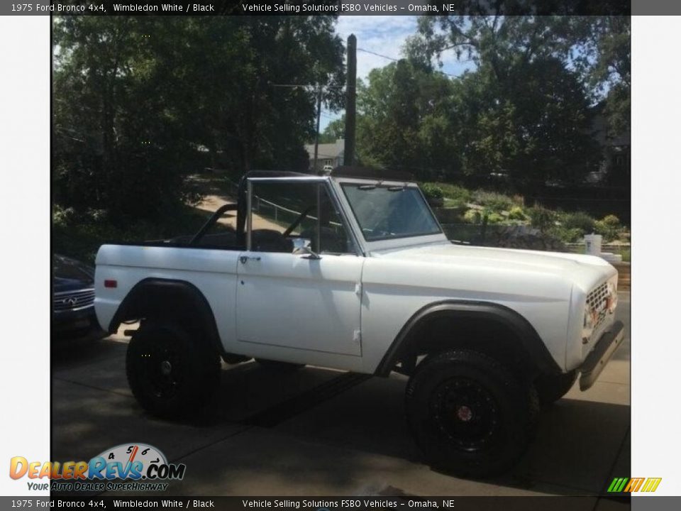 Wimbledon White 1975 Ford Bronco 4x4 Photo #20