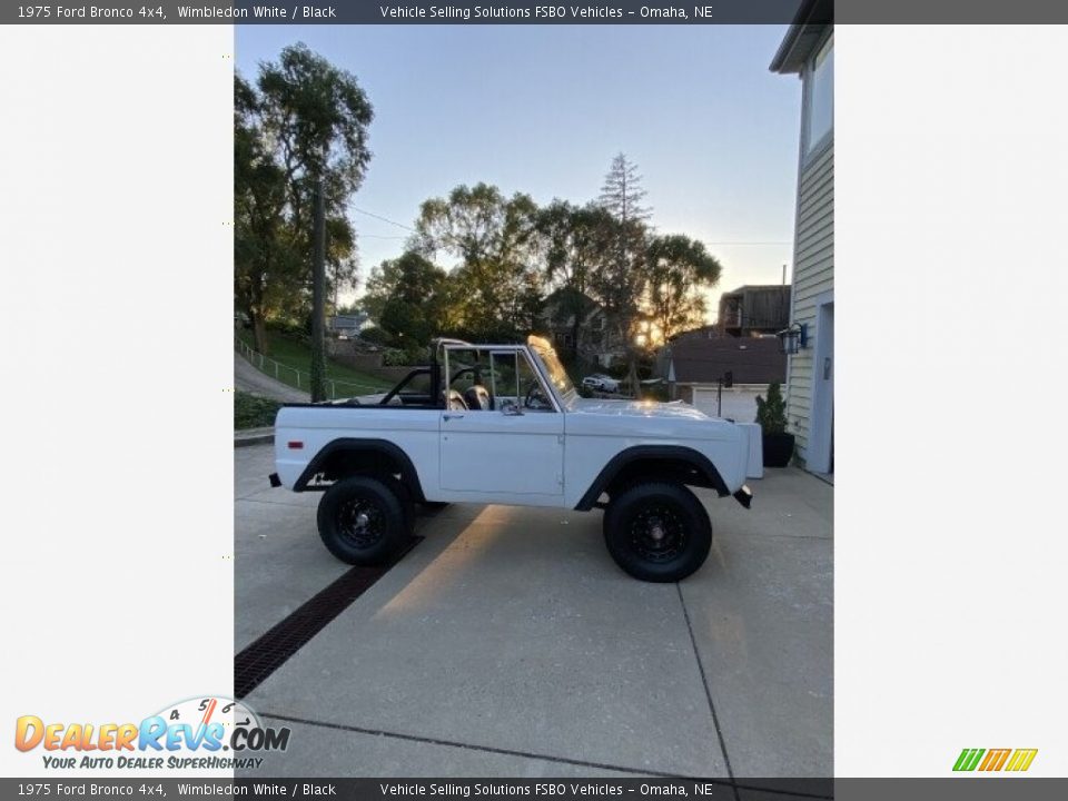 Wimbledon White 1975 Ford Bronco 4x4 Photo #23