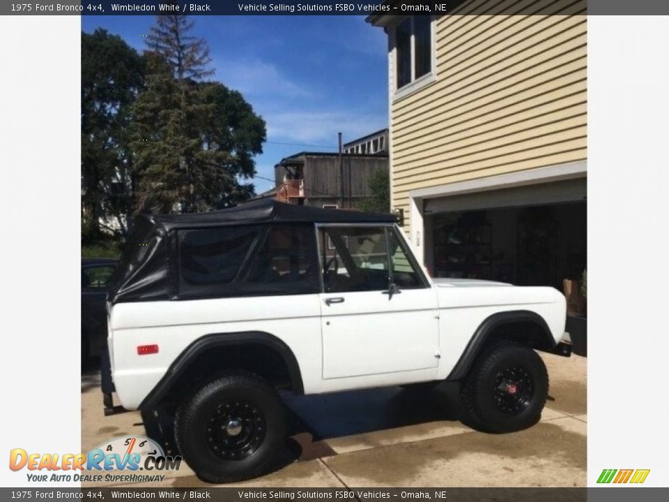 Wimbledon White 1975 Ford Bronco 4x4 Photo #28