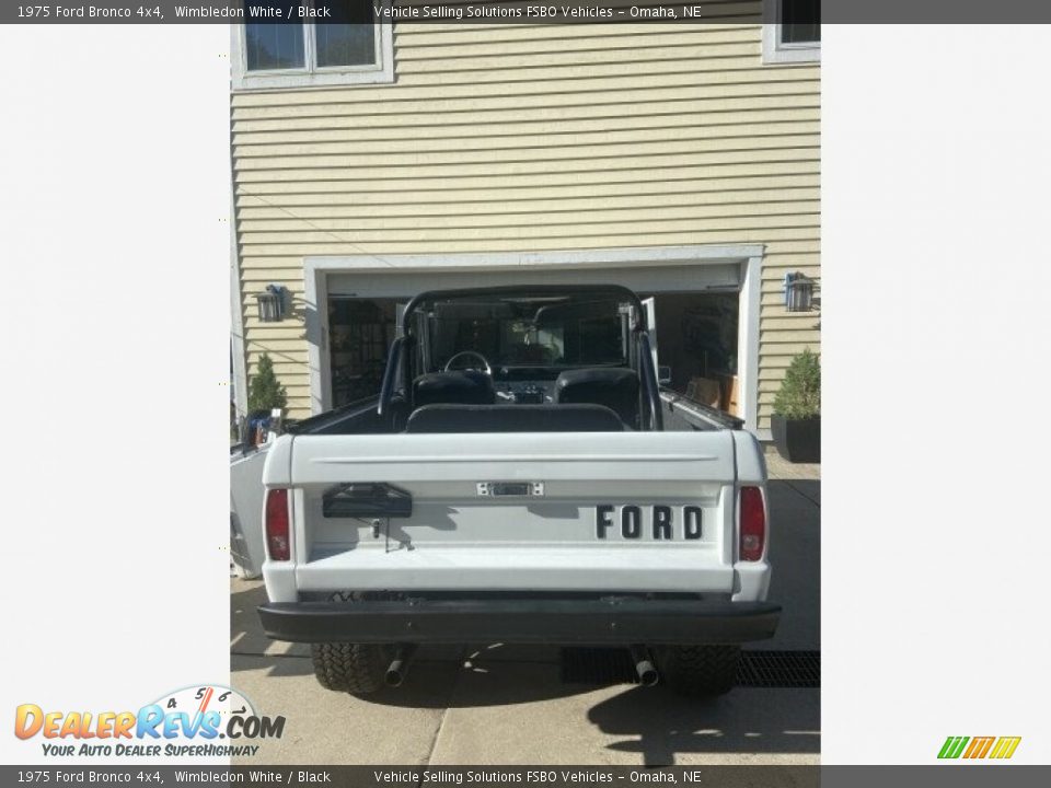 Wimbledon White 1975 Ford Bronco 4x4 Photo #36