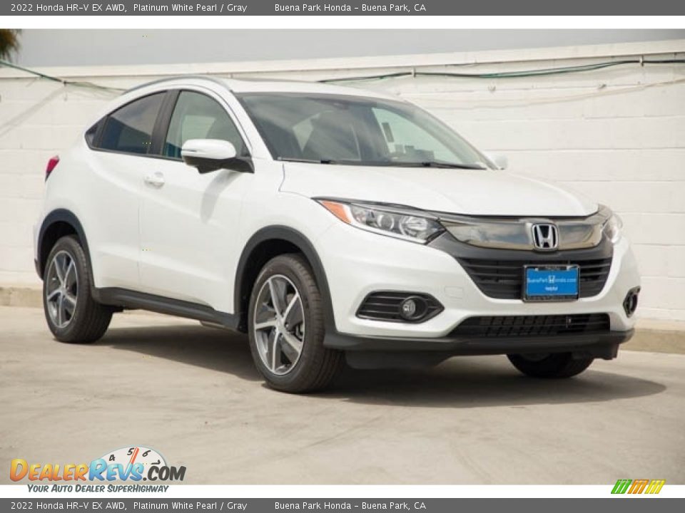 2022 Honda HR-V EX AWD Platinum White Pearl / Gray Photo #1