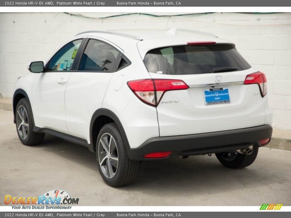 2022 Honda HR-V EX AWD Platinum White Pearl / Gray Photo #2