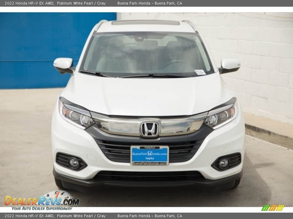 2022 Honda HR-V EX AWD Platinum White Pearl / Gray Photo #3