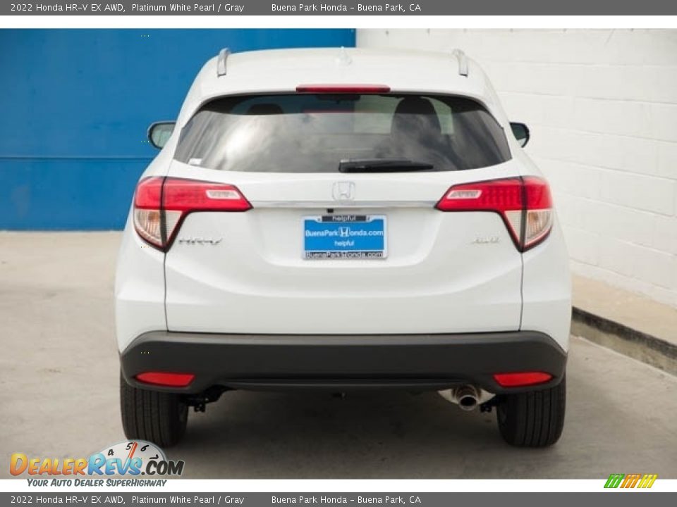 2022 Honda HR-V EX AWD Platinum White Pearl / Gray Photo #5