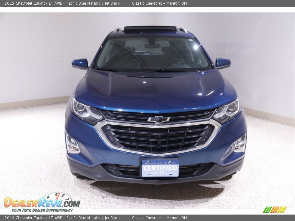2019 Chevrolet Equinox LT AWD Pacific Blue Metallic / Jet Black Photo #2
