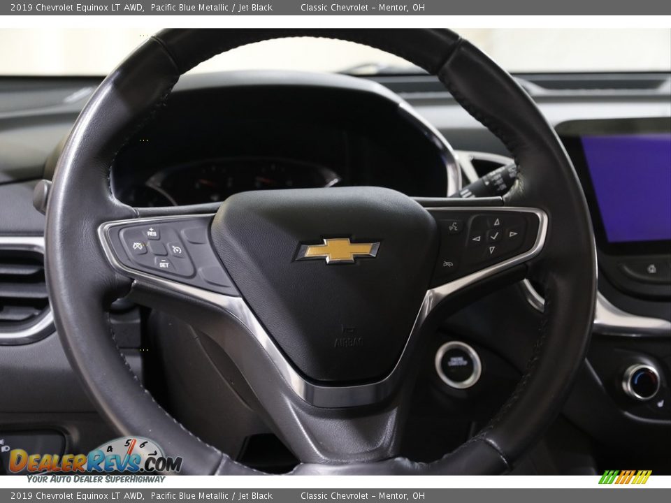 2019 Chevrolet Equinox LT AWD Pacific Blue Metallic / Jet Black Photo #7