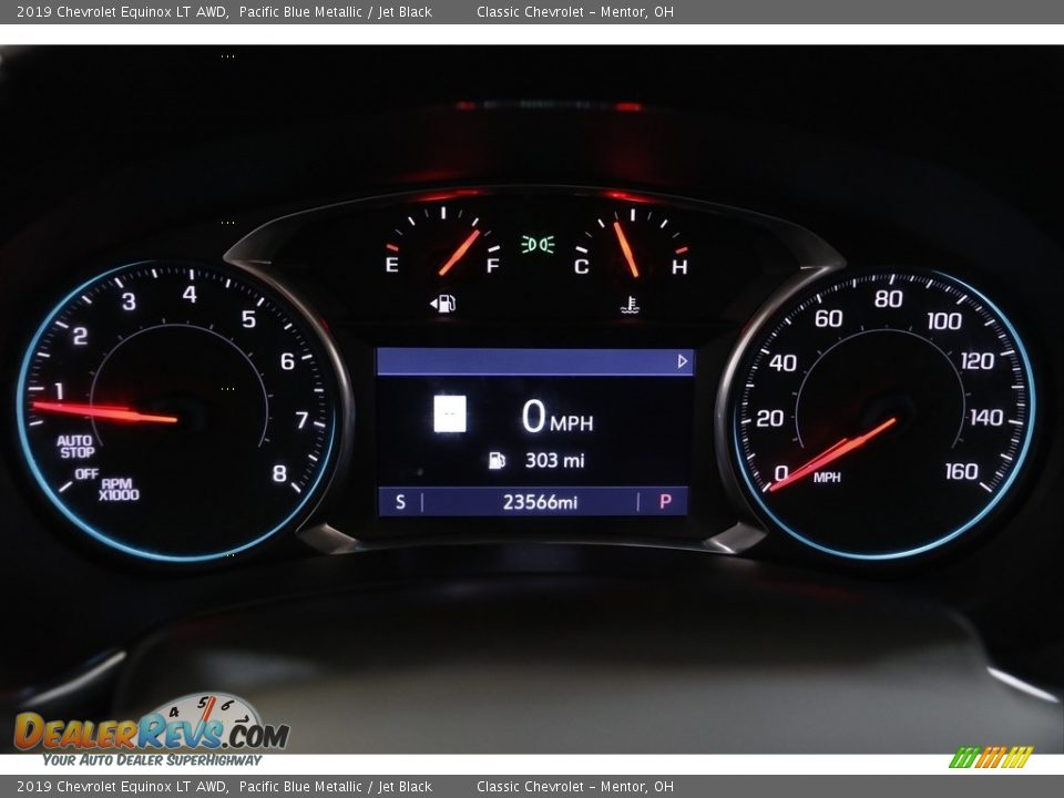 2019 Chevrolet Equinox LT AWD Pacific Blue Metallic / Jet Black Photo #8