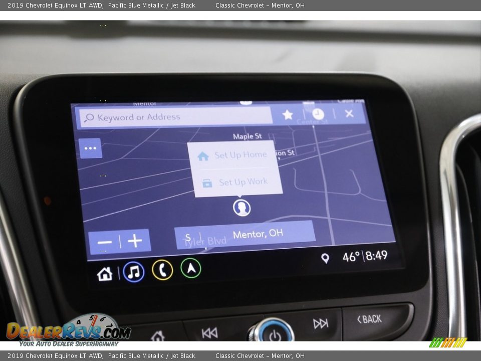 2019 Chevrolet Equinox LT AWD Pacific Blue Metallic / Jet Black Photo #12