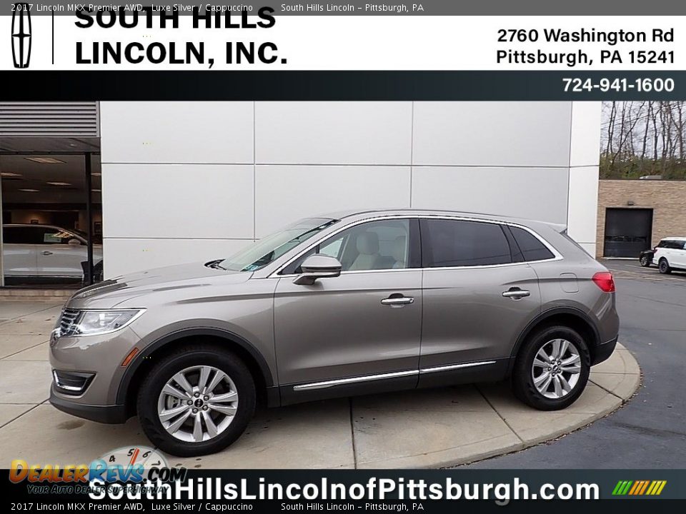 2017 Lincoln MKX Premier AWD Luxe Silver / Cappuccino Photo #1